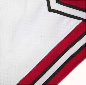 Pantalones cortos de baloncesto con diseño personalizado, shorts de malla de poliéster 100%, bordados cosidos, para correr - Product Image 4