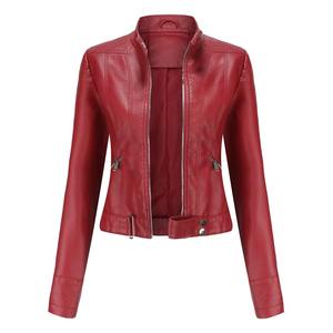 Vente en gros de vestes en cuir à manches longues pour femmes blouson d'hiver vêtements de fête et de travail décontractés veste d'extérieur habillée de voyage - Product Image 2