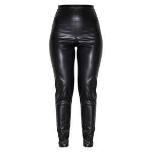 Premium Quality <b>Shiny</b> Women's High-Waisted Stretchy Leather <b>Leggings</b> Pants Satin Stylish Modern Fashion Wear Breathable Seamed - Product Image 5