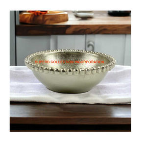 Attractive Serving <b>Bowl</b> Exclusive Quality <b>Silver</b> Metal Serving <b>Bowl</b> For Hotel Restaurant Serving <b>Bowl</b> For Sale - Product Image 3