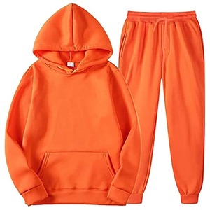 Survêtements d'hiver de Trackie de loisirs unisexe sweats à capuche en coton personnalisés respirant technique de teinture unie sport pour hommes femmes vente en gros - Product Image 5