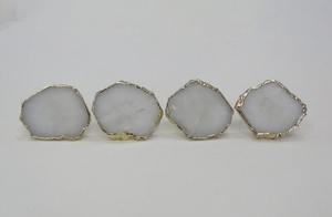 ชุดห่วงผ้าเช็ดปากอะคริลิคใสลายหินอ่อนอำพันสองชิ้นทำด้วยมือน้ำหนักเบาเป็นมิตรต่อสิ่งแวดล้อมอุปกรณ์เสริมสำหรับการรับประทานอาหาร - Product Image 3