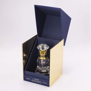 Crown Black Eau De Parfum 100ml Rigid Gift Box With Magnetic Closure High-End Cosmetic Packaging <b>Square</b> Shape - Product Image 5