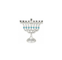Bougeoir Menorah en aluminium pour restaurant mariage maison Centres de table Article décoratif Menorah Pot à bougie unique