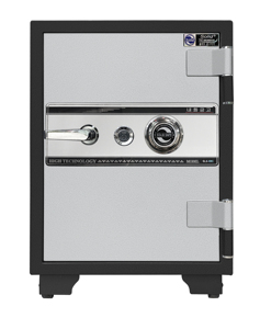 Caja fuerte de metal de seguridad para el hogar con bloqueo de huellas dactilares fuerte e ignífuga para uso doméstico - Product Image 1