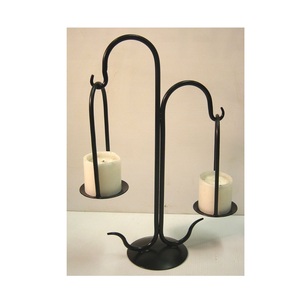 Candelabros metálicos geométricos contemporáneos, perfectos para la decoración moderna del hogar, iluminación ambiental de mesa y exhibición. - Product Image 5