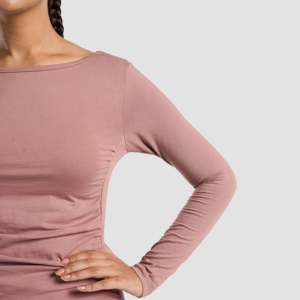 Dusty Pink Leisure <b>Tops</b> with Side Gather Detail - Product Image 5