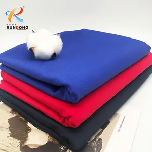 Rundong drill fabric uniforms TC 65/35 polyester cotton for workwear school and office uniform fabric