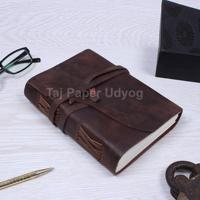 Cuadernos de escritura diarios encuadernados de cuero A4 hechos a mano personalizados de fabricante indio planificador/Diario libros hechos a mano de tamaño personalizado