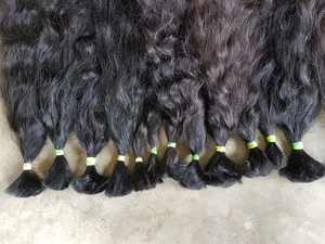 Extensions de cheveux humains vierges du sud de l'Inde Faisceaux bruts naturels Fermetures à double tirage Exportation - Product Image 3