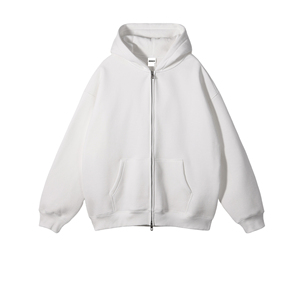 Cárdigan holgado de marca de moda para hombre, sudadera con capucha, forro polar de otoño e invierno con cremallera americana, sudaderas y sudaderas para hombre - Product Image 2