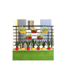 Balcony Plant Stand House Home Decor Modern Holder Wrought Iron Indoor Flower Pot Metal Plant Stand for sale