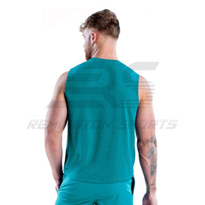 Nuevo estilo Precio bajo Camiseta sin mangas para hombre Vendedor Tallas grandes Ropa deportiva Camiseta sin mangas para hombre - Product Image 3