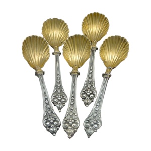 Petit haut en métal thé café or argent couleur ensemble de cuillères pour mariage restaurant ustensiles de cuisine couverts dessert couverts à bas prix - Product Image 5