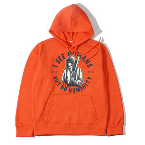 เสื้อฮู้ดดี้โอเวอร์ไซส์ผ้าฝ้ายฟลีซพิมพ์ลายซิลค์สกรีนแบบยั่งยืนสำหรับผู้ชาย ฤดูหนาว ปี 2026 ผลิตโดยผู้ผลิต OEM - Product Image 4