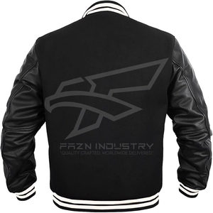 Logotipo personalizado béisbol Letterman Varsity chaquetas fabricantes de ropa de béisbol personalizado Letterman chaquetas de los hombres - Product Image 2