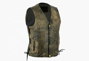 Gilet en cuir pour moto d'été pour homme, haute qualité, respirant, design perforé, meilleur prix, vêtements de course pour motards de rue - Product Image 3