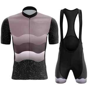 Manches longues matériau respirant maillot de cyclisme vêtements de sport 100% Polyester vêtements de cyclisme uniformes ensembles de cyclisme - Product Image 6