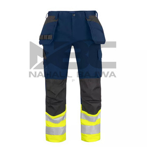 Vêtements de travail haute visibilité vente en gros, pantalon de travail multi-poches pour hommes. - Product Image 4