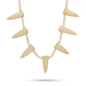 Fashion Design <b>Tennis</b> Chain <b>Necklace</b> Rouund Cut 3mm Width Vvs Moissanite Iced Out Jewelry Hip Hop 925 Sterling <b>Silver</b> - Product Image 3