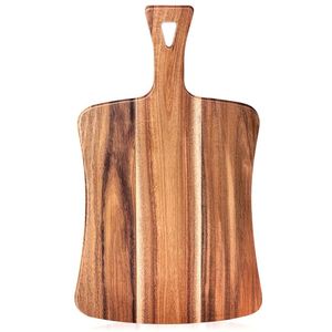 Tabla de cortar redonda de madera de acacia y mango, venta al por mayor, tabla de cortar personalizada, bloques hechos en India - Product Image 2