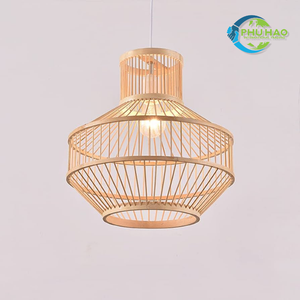 Art populaire Essence: ROTIN BAMBOU LANTERNE LUSTRES Espaces de vie rustiques Décor à la maison Restaurant Resort Jardin Personnalisation - Product Image 5