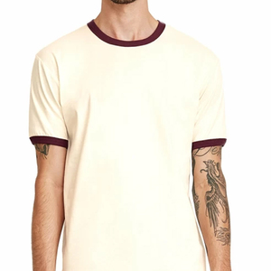 Jerzees Mens TRI-Blend Varsity Ringer Camiseta Augusta Sportswear Large Ringer Tee Camiseta - Product Image 5