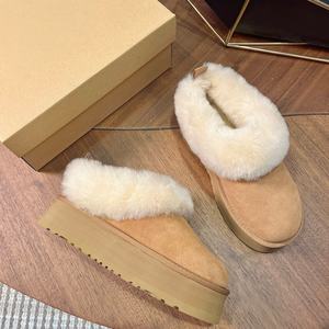 Bottes de neige haut de gamme de qualité supérieure avec tige épaisse, confortables et respirantes, adaptées à l'hiver, avec surface en fourrure douce. - Product Image 4