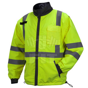 Chaqueta de trabajo de invierno de alta calidad para hombre construcción impermeable Hi Vis logotipo personalizable reflectante al por mayor - Product Image 1