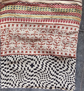 ผ้าโสร่งขอบไหมทำด้วยมือสไตล์อินเดียสำหรับชายหาดฤดูร้อนผ้าโสร่งทำจากผ้าฝ้ายขอบทรงเรขาคณิตเครื่องประดับ1ชิ้น - Product Image 2