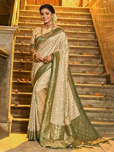 Beautiful Silk Banarasi Sarees with Zari Weaving Party Style All Seasons for Wholesale - Product Image 6