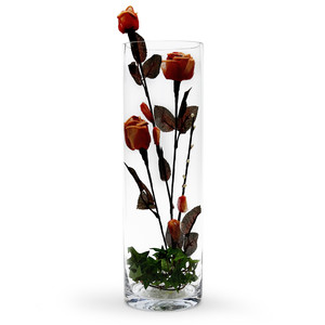 VCY0516 - Vase en verre cylindrique - 5 x 16 - Product Image 2