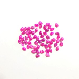 IGI certificado 6x8mm Rosa ágata pera cabujón Natural calibrado cristal de cuarzo fabricación de joyas gemas sueltas semipreciosas - Product Image 5