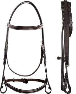 Brida tradicionalmente elevada asequible con riendas atadas Brida Para Caballo - Product Image 2