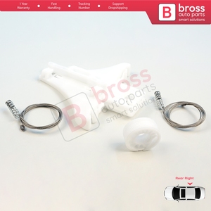 Kit de réparation de lève-vitre arrière droit BWR1084 pour Tiguan MK1 5N 2007-2018 SUV 5 portes 5N0839462 - Product Image 5
