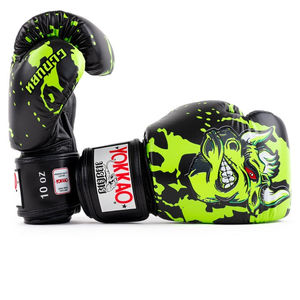 Venta al por mayor OEM Guantes de Boxeo PU Niños Adultos Boxeo Entrenamiento Angry Bull Guantes de Boxeo - Product Image 2
