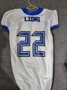 Uniforme de football américain personnalisé de haute qualité avec logo de broderie imprimé par sublimation personnalisé avec rembourrage intérieur de sécurité - Product Image 3