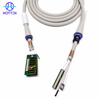 Câble coaxial micro ISO13485 personnalisé 44AWG 198 conducteurs pour sonde d'échographie, assemblage de faisceau de câbles pour équipement d'échographie