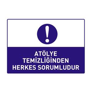 Everyone Is Responsible for Workshop Cleaning <b>Electronic</b> <b>Sign</b> - Product Image 1