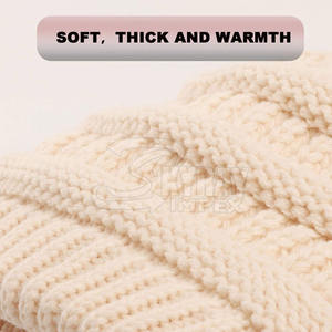 Super calidad 100% lana al por mayor gorro de invierno gorro personalizado impreso Logo gorros sombrero para hombres - Product Image 5