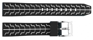 Bracelet de montre intelligent unisexe en silicone noir WS Sport JD051 avec boucle en acier inoxydable, souple et réglable, pièce de rechange pour montre - Product Image 6