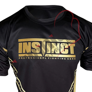 Rashguard de MMA de Manga Corta, 100% Poliéster, Sublimado Digital Profesional, Ligero, Tejido OEM, Venta al Por Mayor - Product Image 6