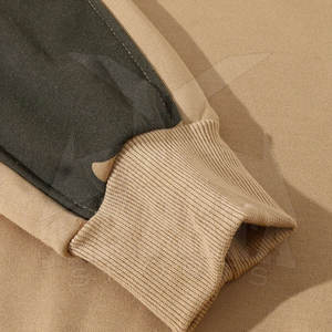 Sweats à capuche et sweat-shirts surdimensionnés d'hiver décontractés pour hommes à manches longues et tissu polaire mélangé en polyester et coton - Product Image 5