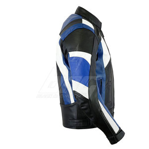 Venta en línea En stock Chaqueta de invierno de cuero de moto Chaqueta de cuero de moto hecha profesional - Product Image 4