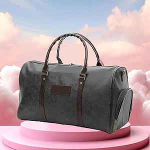 Custom Logo Vintage PU Leather <b>Travel</b> Duffel Tote Bag Large Capacity Casual Outdoor Weekender Gym Sports Bag with Fashion Style - Product Image 6