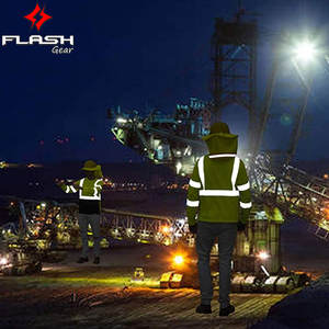 Vêtements de travail haute visibilité haute visibilité classe 3 t-shirt avec maille évacuant l'humidité Birdseye bas ensemble t-shirt haute visibilité - Product Image 5