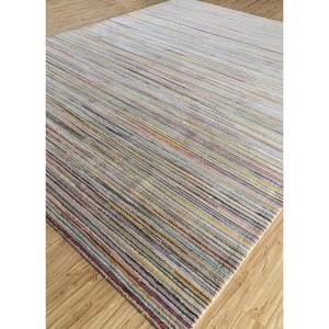 Tapis Kavi's Chaos Theory multi-nœuds en laine, bambou et soie, rayé, modèle Esk-460, pour la décoration de la maison et du salon, tapis de Jaipur, États-Unis - Product Image 2