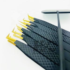 New Arrival Tweezer <b>mink</b> Stainless Steel <b>Eyelash</b> <b>Extension</b> Tweezers with Sharp Fine Tip Sustainable Low MOQ Logo Customizable - Product Image 5