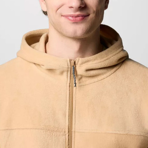 Sudadera con capucha y cremallera para hombre de tela transpirable OEM ajuste personalizado con impresión de logotipo ropa de etiqueta privada para ropa deportiva y Gymwear - Product Image 3
