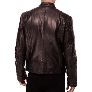 Custom Logo Full Sleeve 2026 Latest Design <b>Men</b> <b>Leather</b> <b>Jacket</b> Available for Casual Wear in Low Prices <b>Leather</b> <b>Jacket</b> - Product Image 2